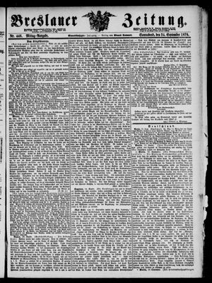 Breslauer Zeitung vom 24.09.1870