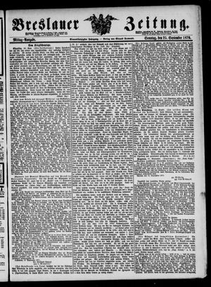 Breslauer Zeitung vom 25.09.1870