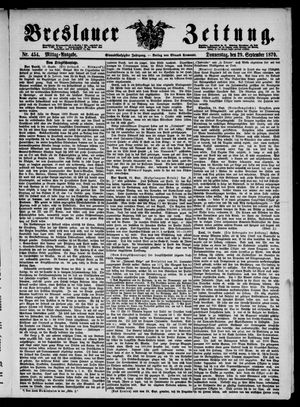 Breslauer Zeitung on Sep 29, 1870