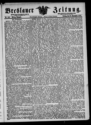 Breslauer Zeitung vom 30.09.1870