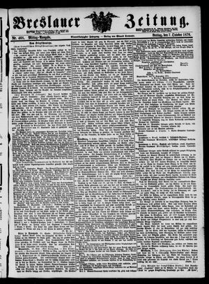 Breslauer Zeitung on Oct 7, 1870
