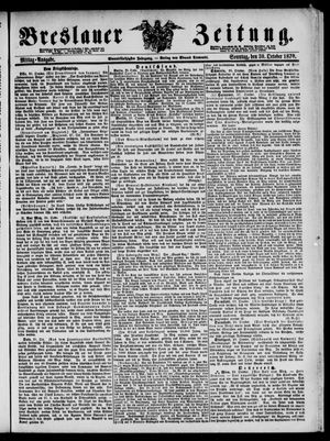 Breslauer Zeitung on Oct 30, 1870