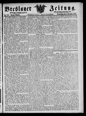 Breslauer Zeitung on Nov 3, 1870