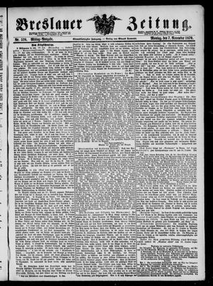 Breslauer Zeitung vom 07.11.1870