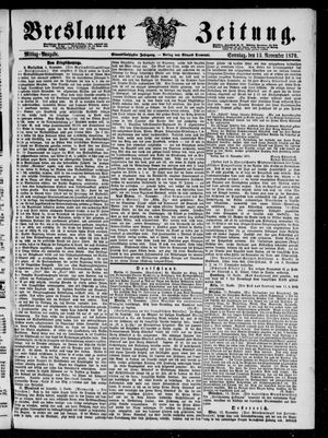 Breslauer Zeitung vom 13.11.1870