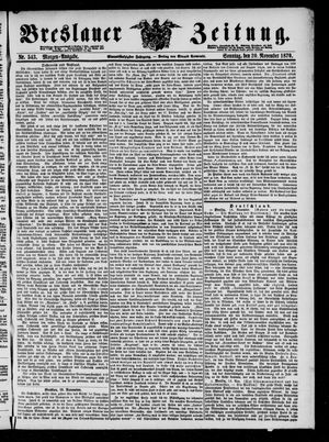 Breslauer Zeitung on Nov 20, 1870