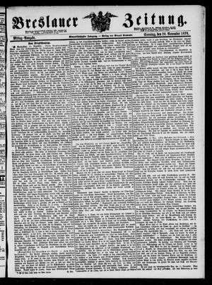 Breslauer Zeitung vom 20.11.1870