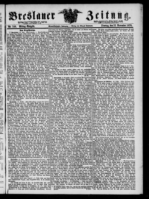 Breslauer Zeitung on Nov 22, 1870