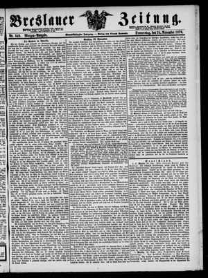 Breslauer Zeitung vom 24.11.1870