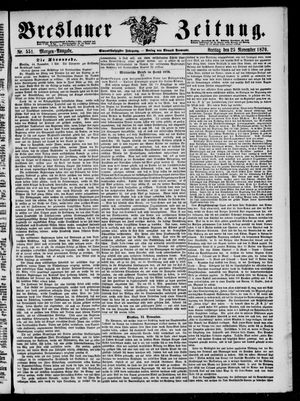 Breslauer Zeitung on Nov 25, 1870