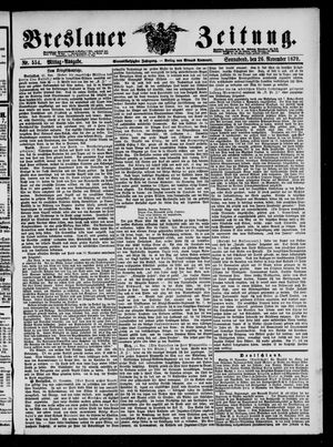 Breslauer Zeitung vom 26.11.1870