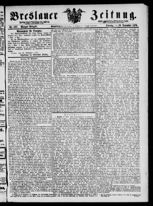 Breslauer Zeitung vom 29.11.1870