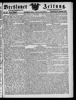 Breslauer Zeitung vom 30.11.1870