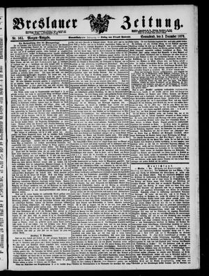 Breslauer Zeitung on Dec 3, 1870