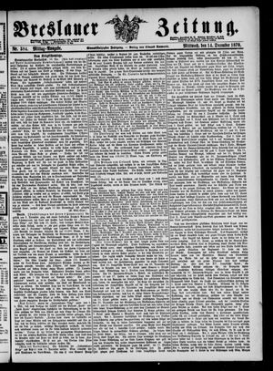 Breslauer Zeitung on Dec 14, 1870