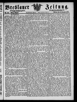 Breslauer Zeitung vom 19.12.1870