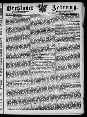 Breslauer Zeitung on Dec 24, 1870
