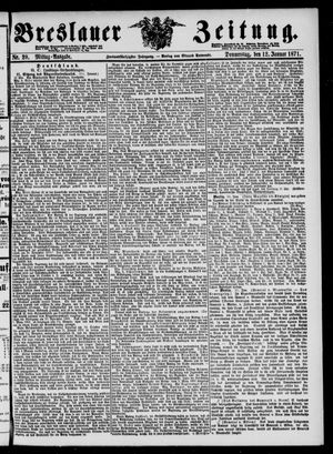 Breslauer Zeitung vom 12.01.1871
