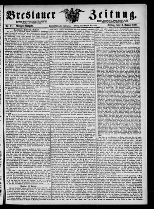 Breslauer Zeitung on Jan 13, 1871