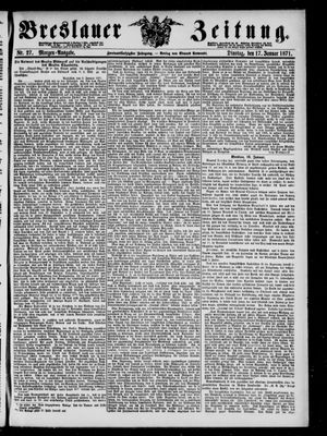 Breslauer Zeitung vom 17.01.1871