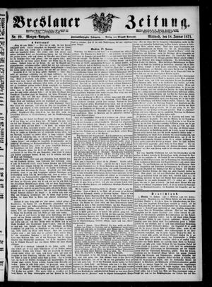 Breslauer Zeitung vom 18.01.1871