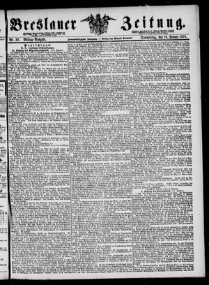 Breslauer Zeitung vom 19.01.1871