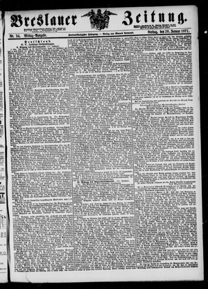 Breslauer Zeitung vom 20.01.1871