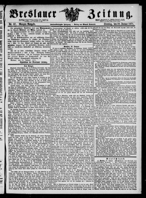 Breslauer Zeitung on Jan 22, 1871