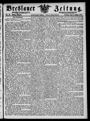 Breslauer Zeitung vom 24.01.1871