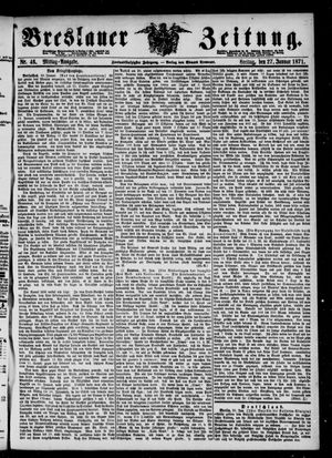 Breslauer Zeitung on Jan 27, 1871