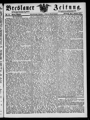 Breslauer Zeitung on Feb 1, 1871