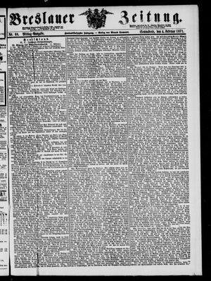 Breslauer Zeitung on Feb 4, 1871