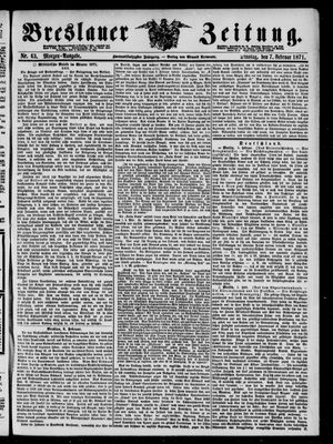 Breslauer Zeitung vom 07.02.1871