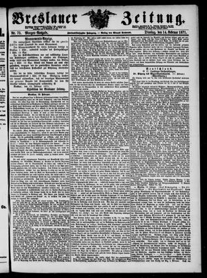 Breslauer Zeitung vom 14.02.1871