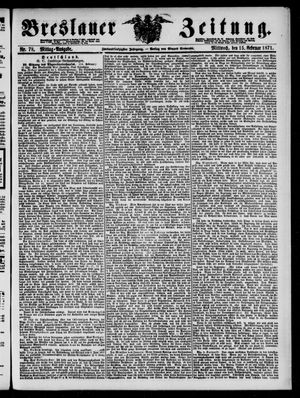 Breslauer Zeitung vom 15.02.1871