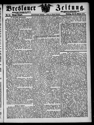 Breslauer Zeitung vom 19.02.1871
