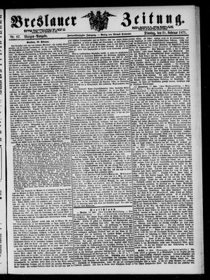 Breslauer Zeitung vom 21.02.1871