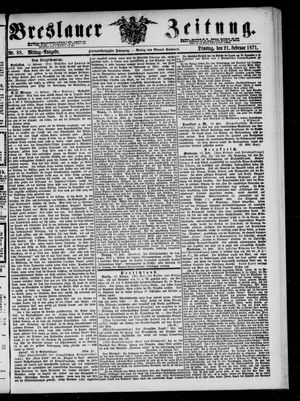Breslauer Zeitung vom 21.02.1871