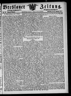Breslauer Zeitung on Feb 22, 1871