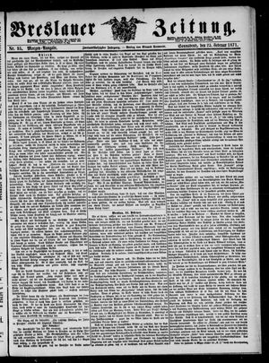 Breslauer Zeitung vom 25.02.1871