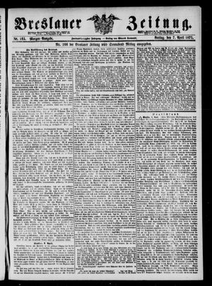 Breslauer Zeitung vom 07.04.1871