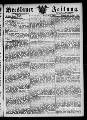 Breslauer Zeitung vom 26.04.1871