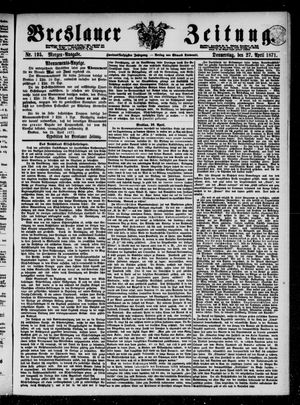 Breslauer Zeitung vom 27.04.1871