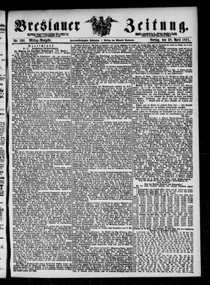 Breslauer Zeitung vom 28.04.1871