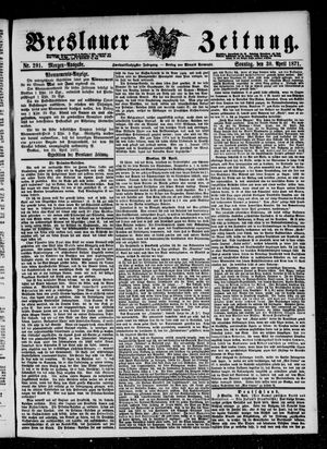 Breslauer Zeitung vom 30.04.1871