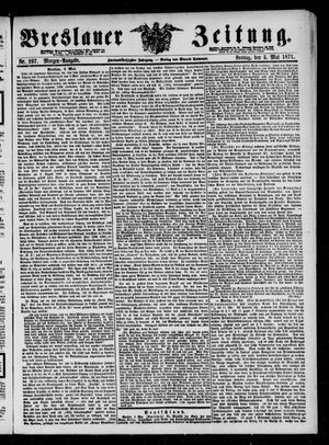 Breslauer Zeitung on May 5, 1871