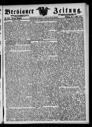 Breslauer Zeitung vom 09.05.1871