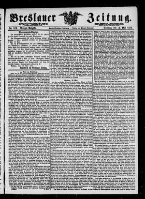 Breslauer Zeitung vom 14.05.1871