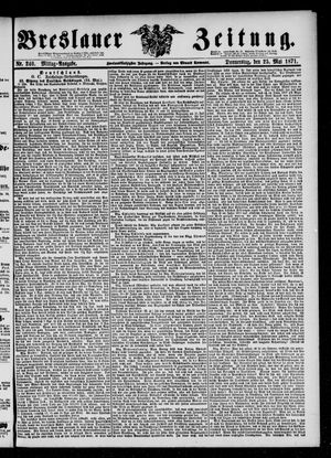 Breslauer Zeitung vom 25.05.1871