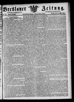 Breslauer Zeitung vom 26.05.1871